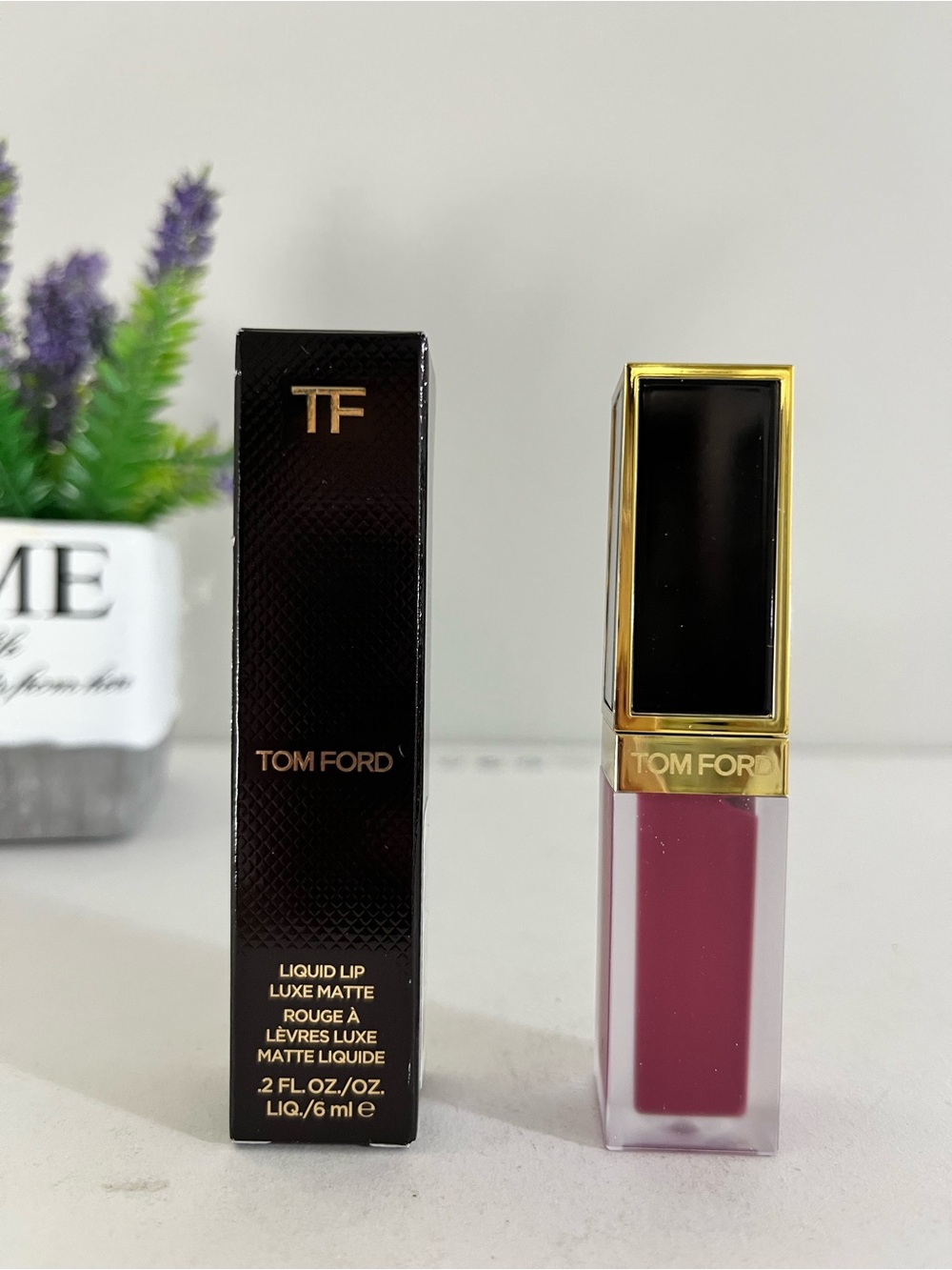 125 Mindblown, Tom Ford Liquid Lip Luxe Matte, Full Size, 0.2 OZ / 6 ML